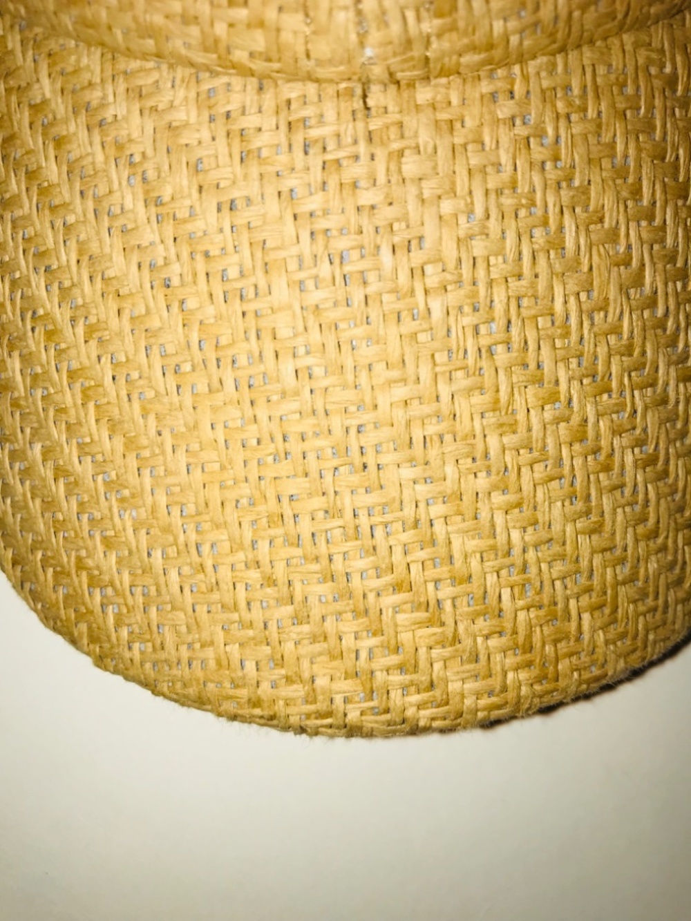 NWT Illuma Khaki Tan Paper Straw Baseball Cap Hat Summer Beach Boho Quiet Luxury - Picture 4 of 12